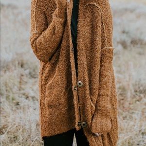 Free People Boucle Cardigan